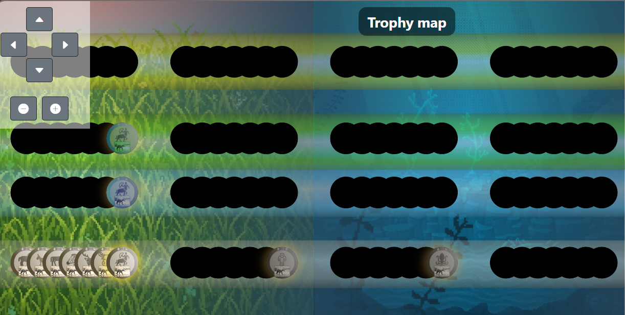Trophy map presentation